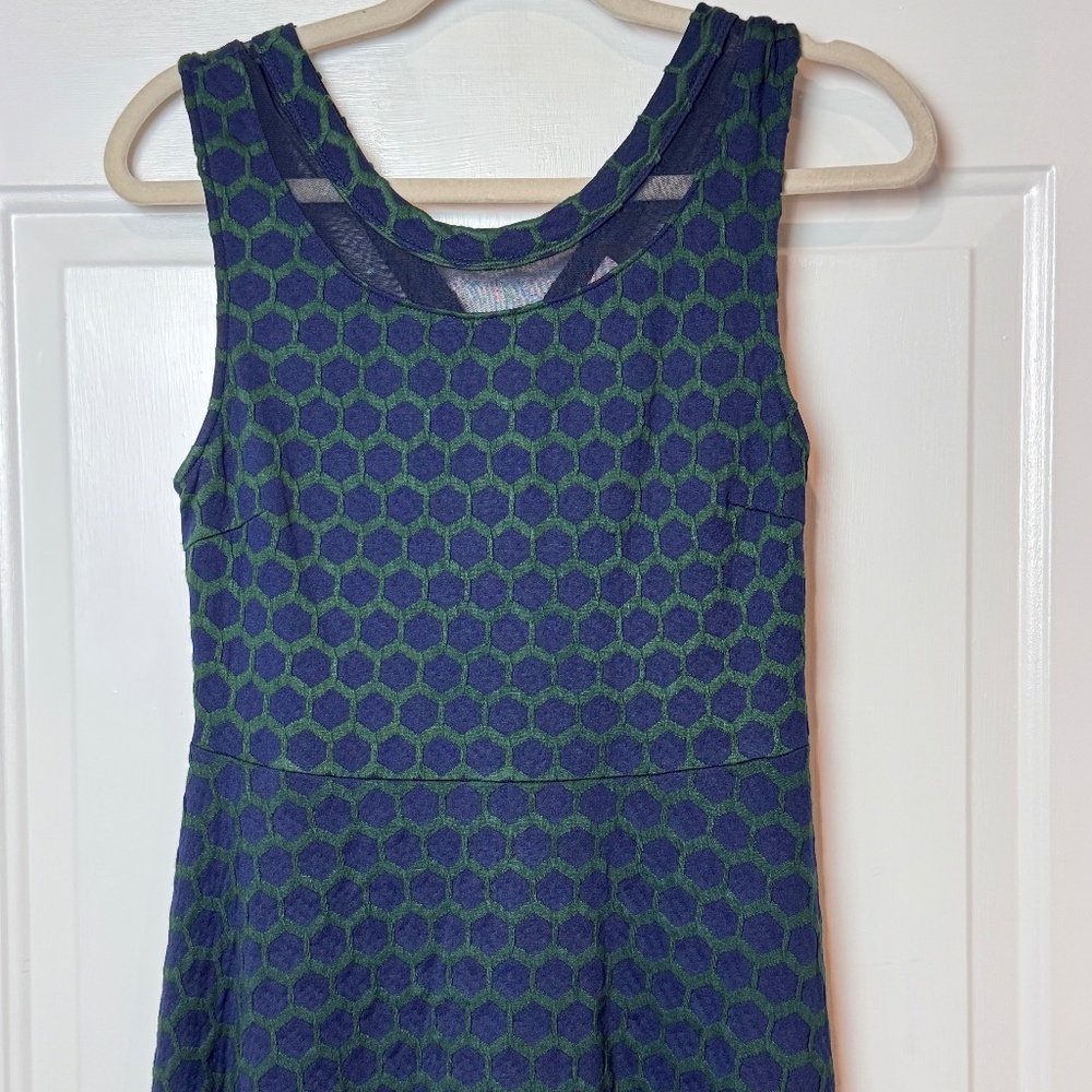 Pixley Millie Textured Geometric Sleeveless Knit Dress Size M, Great Condition